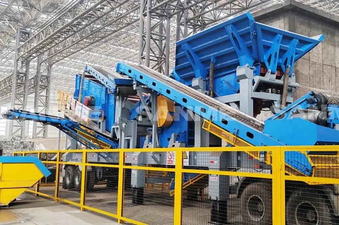 時(shí)產(chǎn)值近600萬(wàn)！山美移動(dòng)式破碎篩分一體站助力江蘇高碳鉻鐵礦破碎項(xiàng)目建設(shè)