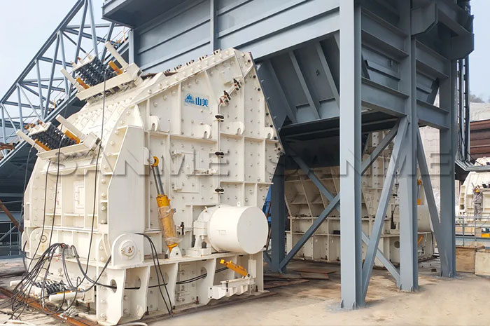 時產(chǎn)3600噸｜山美大型反擊式破碎機服務(wù)于江西骨料項目