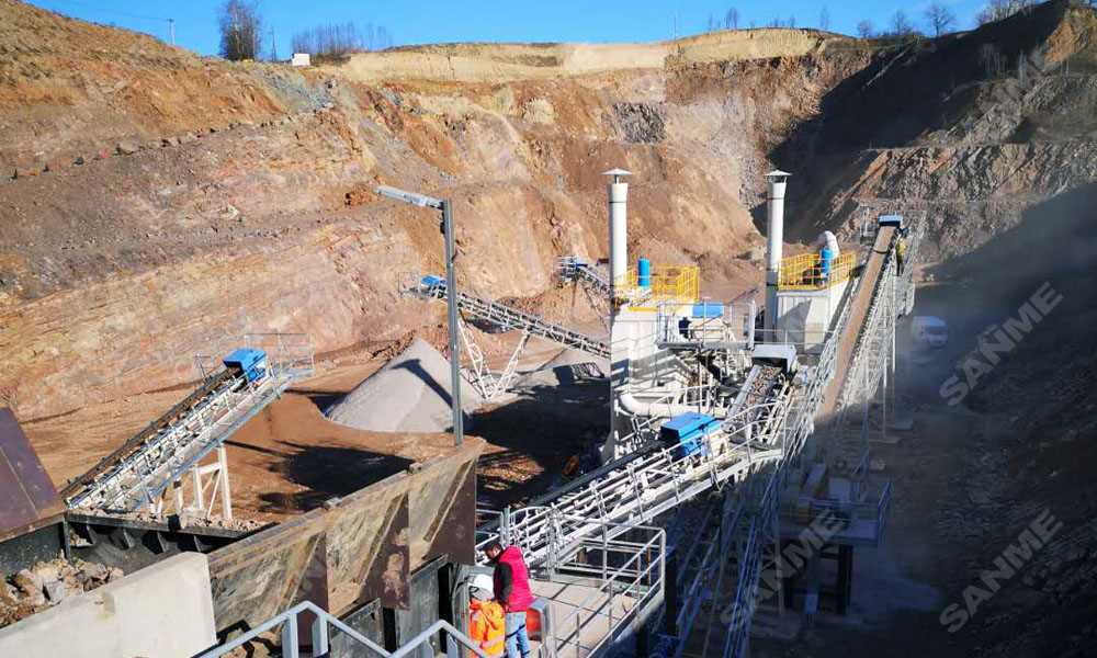 疫情擋不住中國產(chǎn)品走向歐洲 山美股份提供成套設(shè)備的骨料生產(chǎn)線調(diào)試投產(chǎn)，產(chǎn)量超預(yù)期！