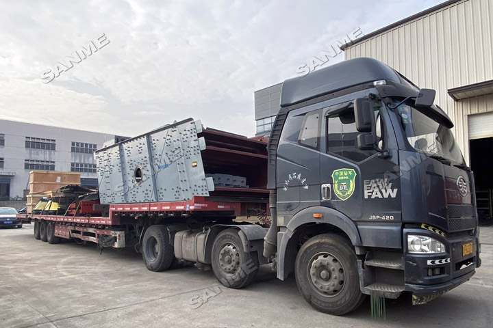 新年發(fā)貨忙|上海山美股份尼日利亞花崗巖骨料項(xiàng)目所需高性能破碎篩分裝備均已發(fā)出