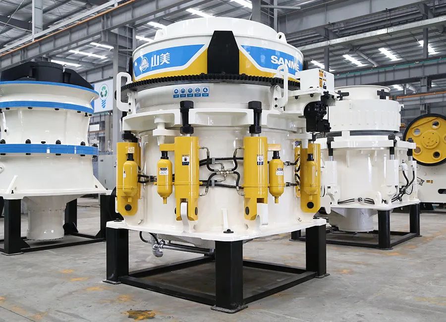 SMS系列多缸液壓圓錐破碎機，精品骨料生產(chǎn)線的理想選擇