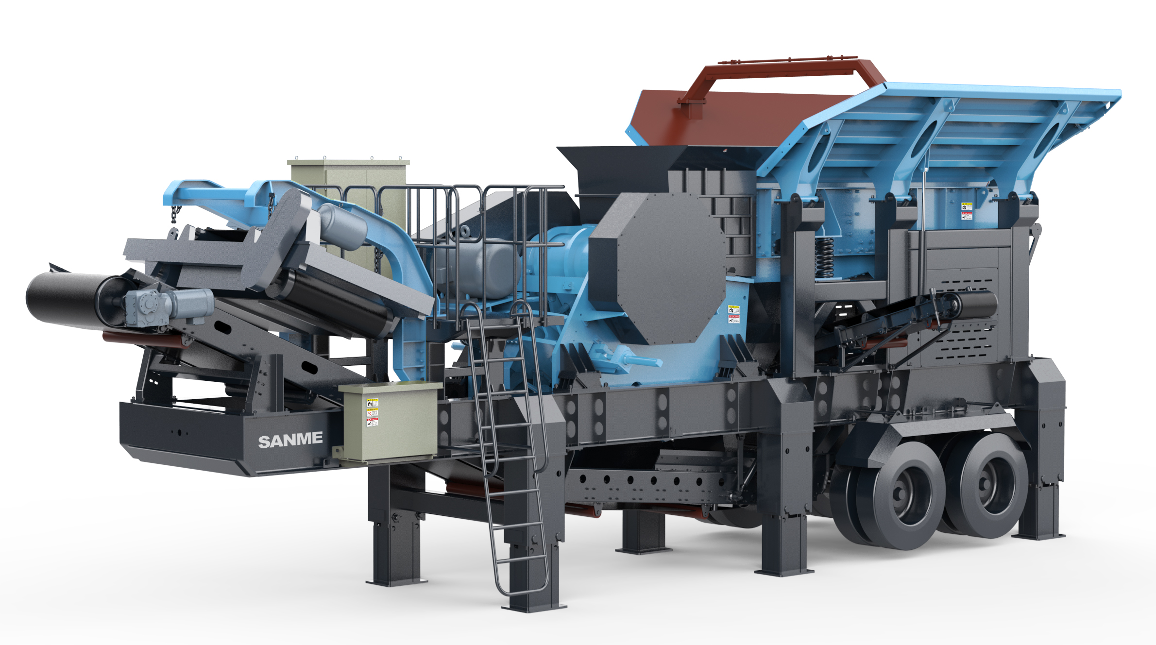 輪胎式移動破碎站多少錢一套？