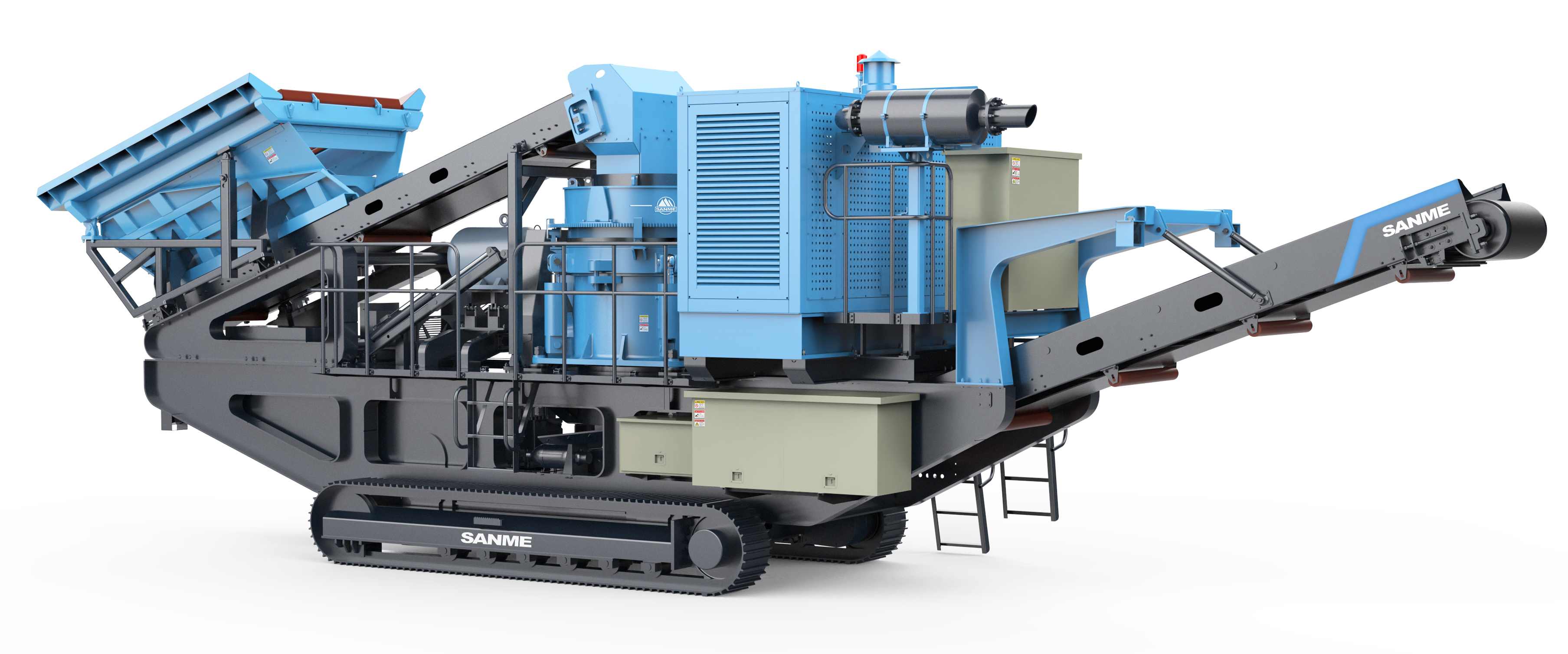 履帶式移動(dòng)破碎站5種驅(qū)動(dòng)方式怎么選？