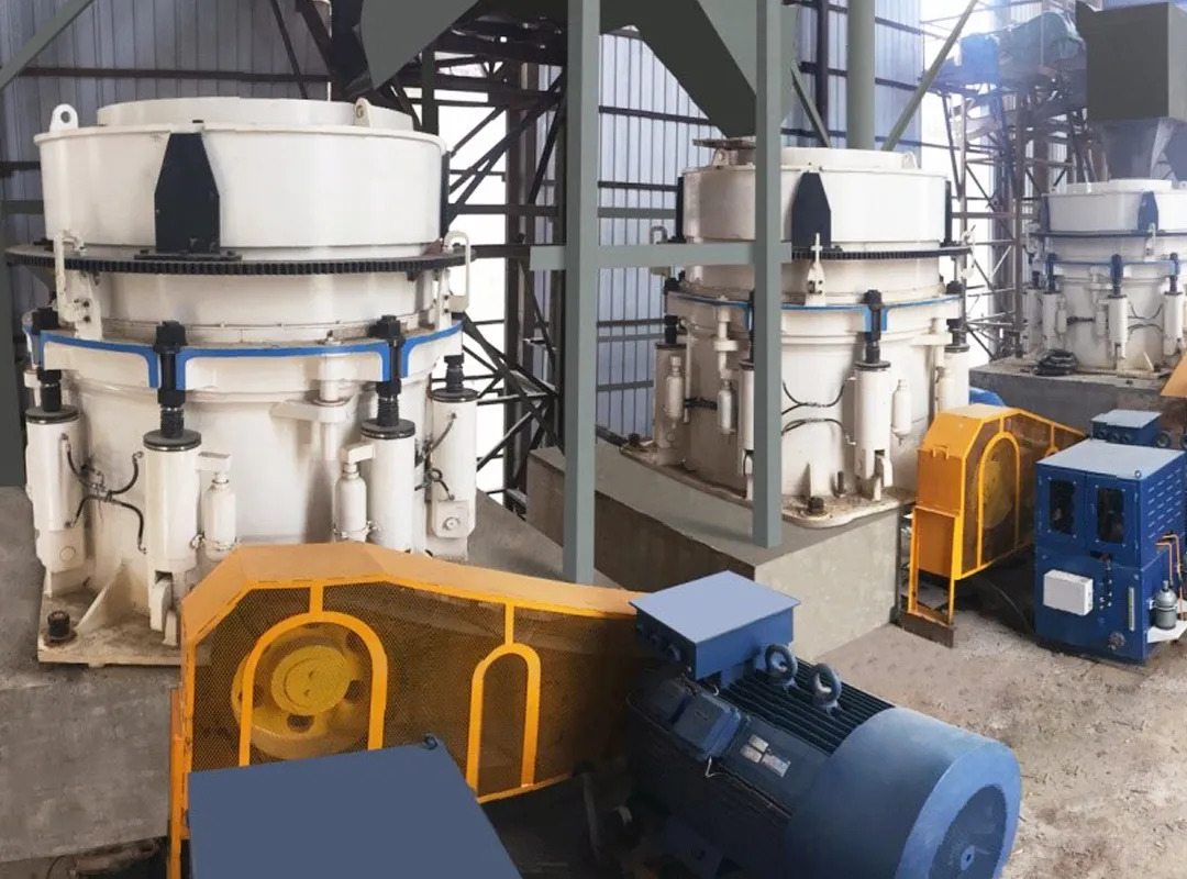 7臺(tái)SMS5000大型多缸液壓圓錐破碎機(jī)服務(wù)于湖北年產(chǎn)千萬噸級(jí)硬巖骨料生產(chǎn)線