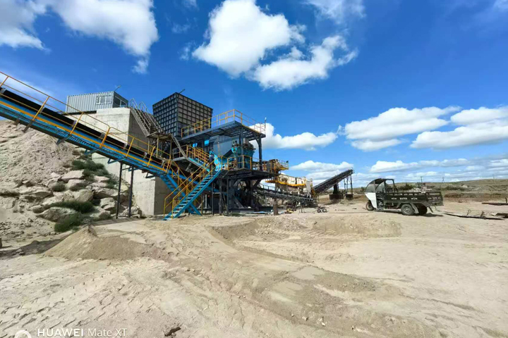 哈薩克斯坦500tph花崗巖破碎生產(chǎn)線