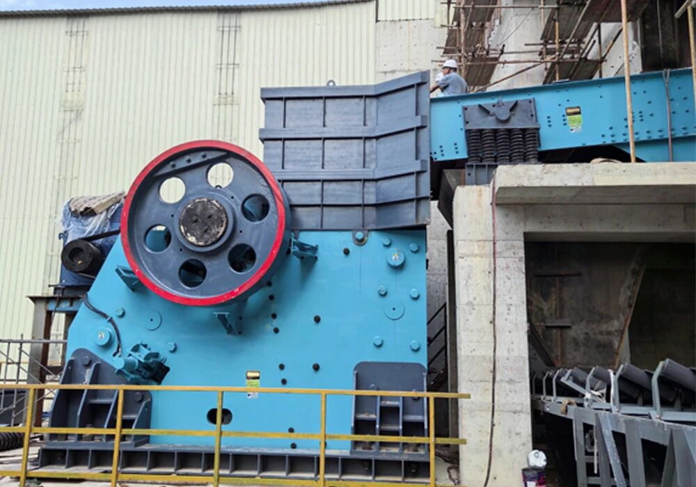 再創(chuàng)佳績！上海山美股份JC771超1800噸/小時大型顎破成功應(yīng)用于柳州祥云建材技改項目